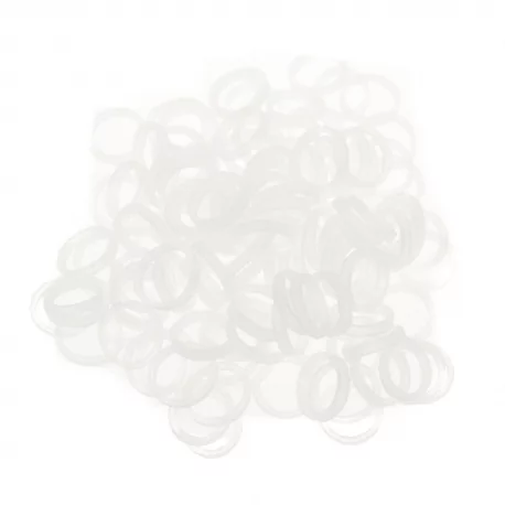 Gumičky na top knot PAW MARKS 7,9mm/1000ks transparentní