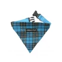 Obojek se šátkem pro psy URBAN PUP BLUE TARTAN