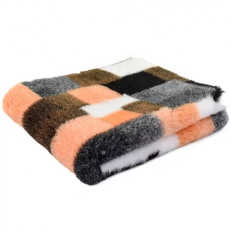 DryBed PREMIUM šedá oranžová vzor