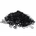 Latexové gumičky HPP na top knot 0,8cm/100ks černé