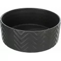 Keramická miska pro psy LUXURY BLACK černá