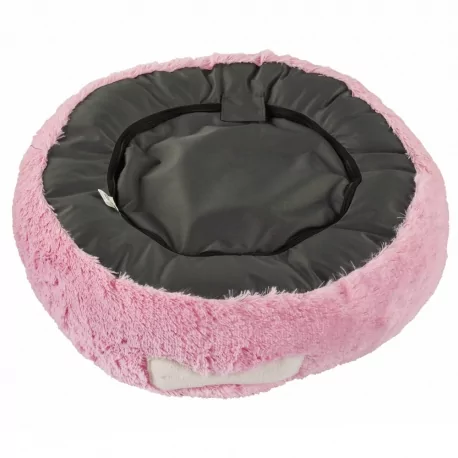Pelíšek pro psy LUXURY DONUT SWEET PINK sv.růžový