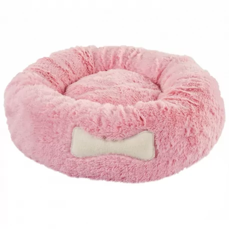 Pelíšek pro psy LUXURY DONUT SWEET PINK sv.růžový