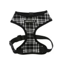 Postroj pro psy URBAN PUP Black Tartan