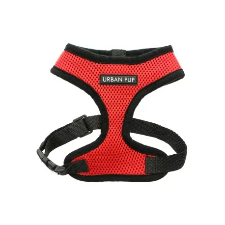 Postroj pro psy URBAN PUP SOFT MESH červený