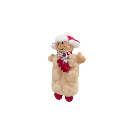 Vánoční plyšová hračka pro psy PERNÍČEK bez výplně 29cm