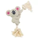 Gumová hračka pro psy KOALA na bavlněném laně